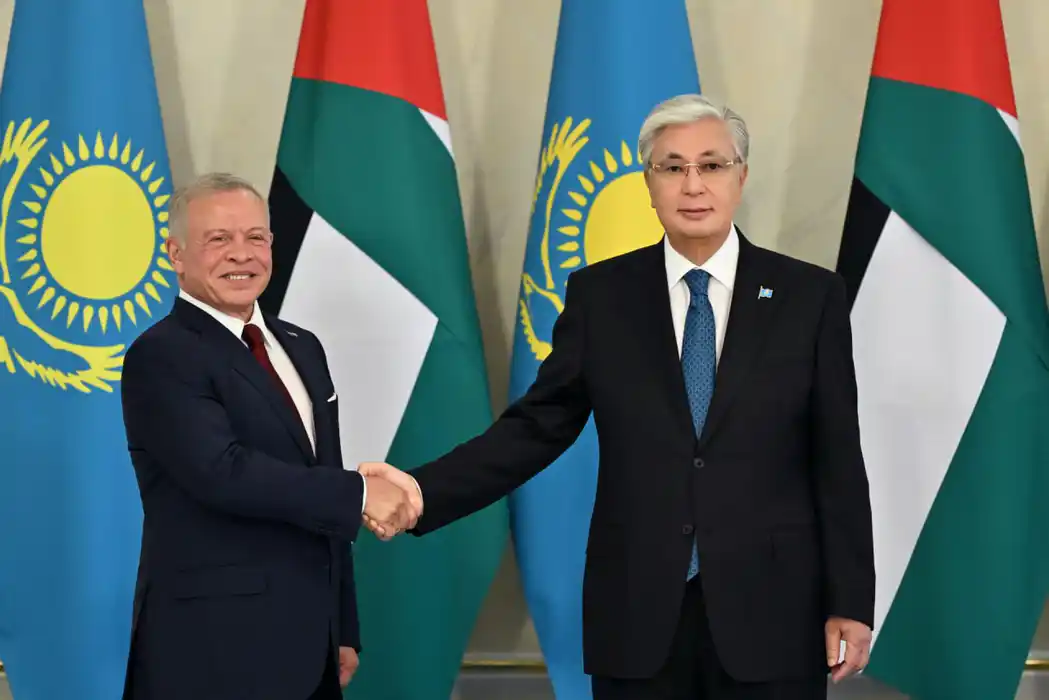 Король Иордании и президент Казахстана