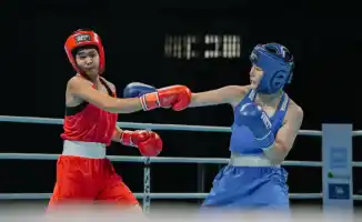 Аяжан Ермек из Алматы уверенно вышла в финал чемпионата Азии по боксу среди юниоров