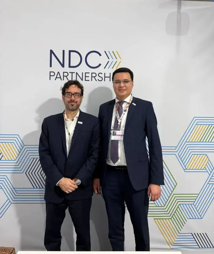 Вице-министр Мансур Ошурбаев обсуждает с NDC Partnership обновление климатических планов Казахстана на COP30 Уральске