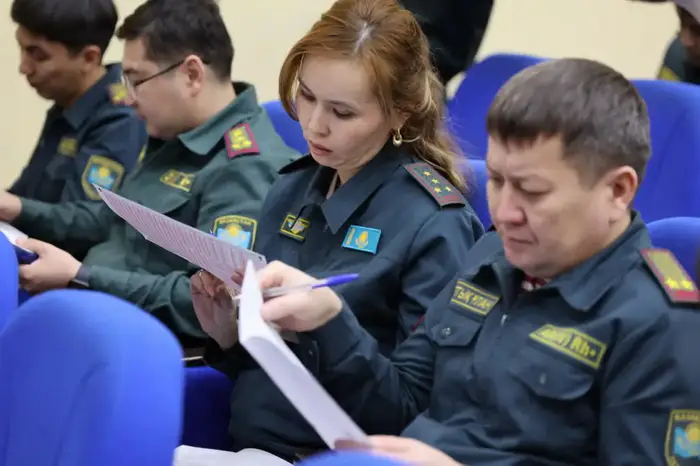 В Главном командовании Национальной гвардии прошло диагностическое тестирование по системе Qaztest (5)