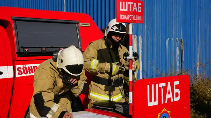 Учения по гражданской защите в Шымкенте зимние вызовы и готовность служб Уральске