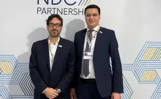 Вице-министр Мансур Ошурбаев обсуждает с NDC Partnership обновление климатических планов Казахстана на COP30