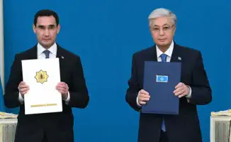 Казахстан и Туркменистан подписали 11 документов: Токаев и Бердымухамедов объявили о совместном заявлении по итогам переговоров