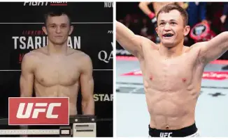 Топурия против нокаутера из Казахстана в UFC: весогонка, Бекзат Алмахан и Асу Алмабаев успешно прошли взвешивание на турнире в Катаре