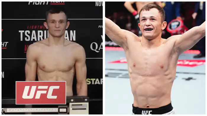 Топурия против нокаутера из Казахстана в UFC: весогонка, Бекзат Алмахан и Асу Алмабаев успешно прошли взвешивание на турнире в Катаре Уральске