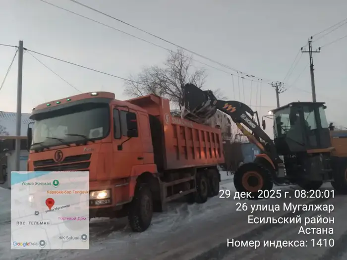 Астана в белом плену: 3 000 дорожных рабочих и 1 400 единиц техники сражаются со снегом Уральске