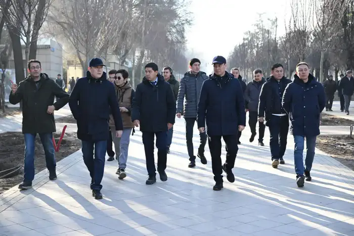 Благоустройство территории улицы Пушкина в Алматы Уральске