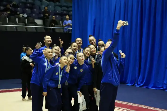 Гимнастический фейерверк: Астана встретила 200 юных звезд на чемпионате Уральске
