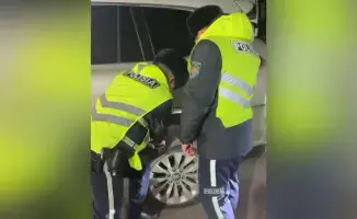 Полиция оказала содействие водителям в области Жетысу