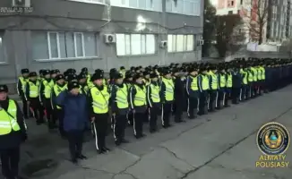 Проведен единый развод комплексных сил полиции в Алматы
