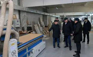 Аким области посетил предприятие по производству корпусной мебели "Solo – интерьер"