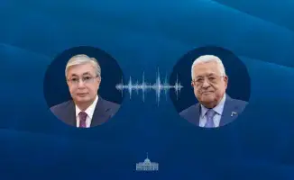 Токаев обсудил поддержку Палестины с Аббасом