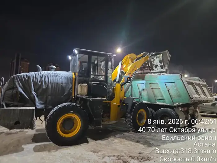 Более 3 000 дорожных рабочих вышли на уборку снега в Астане (3)