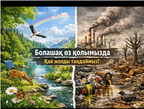 Экологический челлендж в Алматы: формирование экологической ответственности у школьников через цифровые технологии Уральске