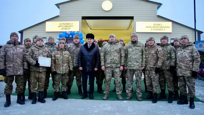 В районе Улкен Нарын открыт добровольный пожарный пост (8)