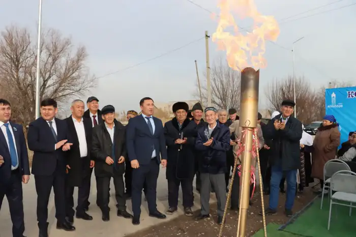 Жусансай в Ордабасинском районе: село получило доступ к природному газу Уральске