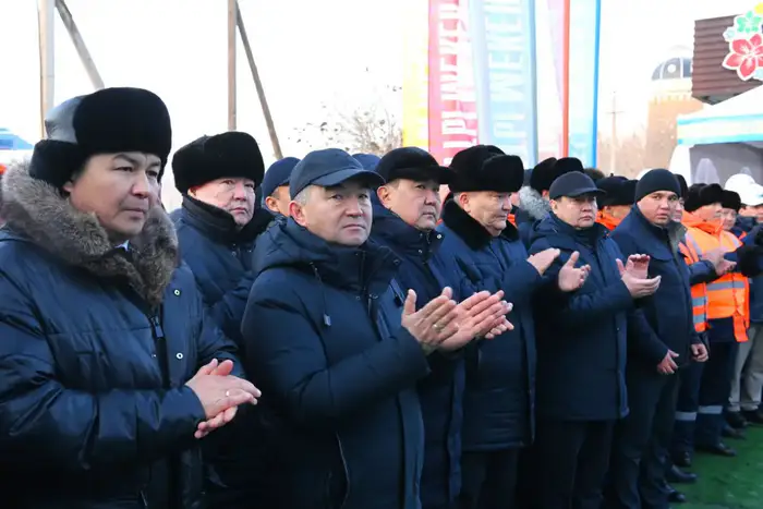 В Казалинском районе введён в эксплуатацию мост через железную дорогу (7)