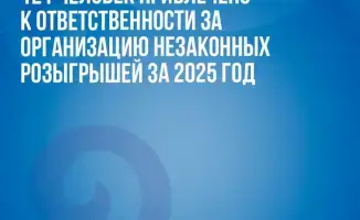 121 человека оштрафованы на почти 50 миллионов тенге за незаконные розыгрыши в соцсетях