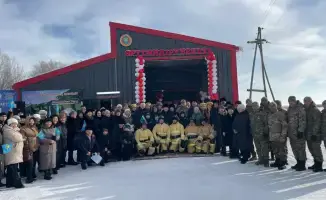 Новые пункты пожаротушения в селах Казахстана