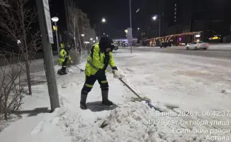 Снежная битва: Астана в борьбе с метелью!