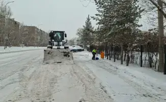 Астана активно борется со снегом: более 3000 рабочих и свыше 1600 единиц техники в снегоуборочных работах