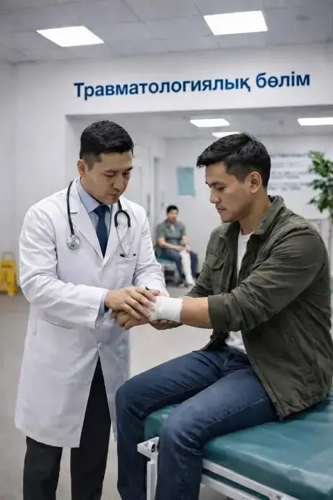 Скользкие тропы Астаны: куда обращаться за помощью при травмах на гололеде Уральске