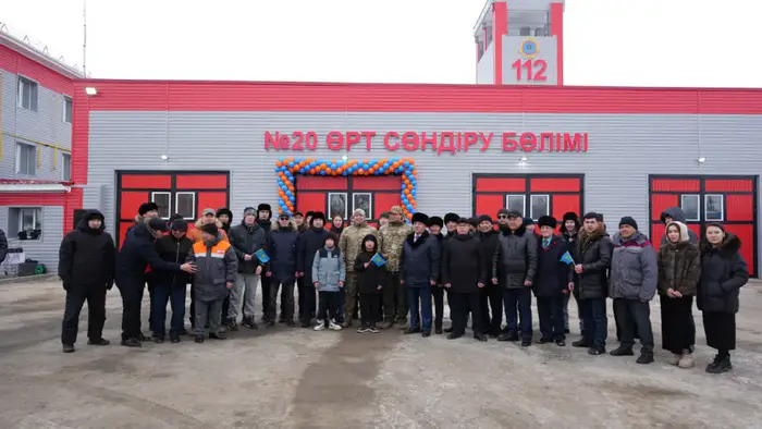 Глава МЧС открыл модернизированную пожарную часть в городе Хромтау (7)