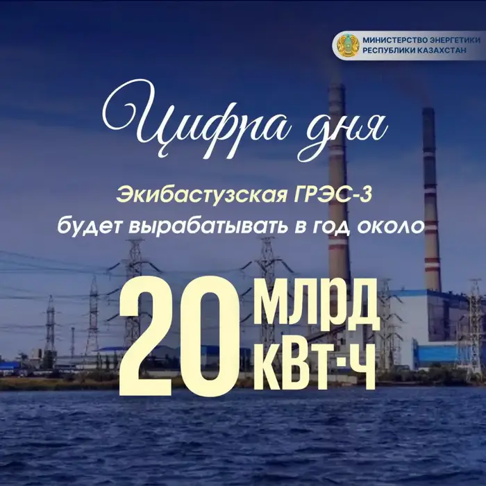 Павлодарская область усиливает энергобезопасность с запуском Экибастузской ГРЭС-3 мощностью 2,64 ГВт Уральске