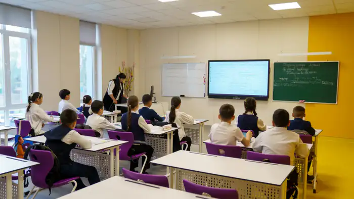 В Казахстане активно инвестируют в обучение детей с использованием технологий искусственного интеллекта в рамках цифровизации образования. Уральске