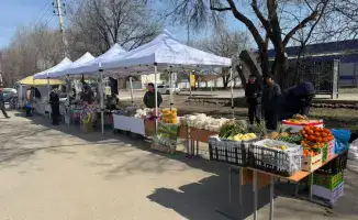 Сельхозпродукция на фоне голосования: ярмарка в Алатау объединила фермеров и граждан