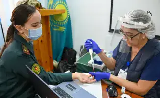 Донорская акция военных медиков в Астане месяц донорства