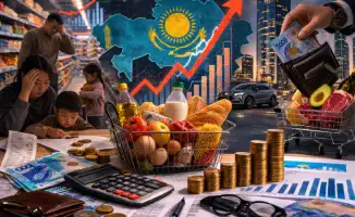 Неравенство в Казахстане: инфляция 12,2% и зарплата в 200 тысяч тенге
