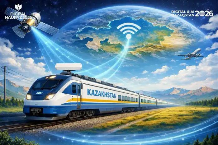 В Казахстане расширяется внедрение спутникового интернета в поездах (3)