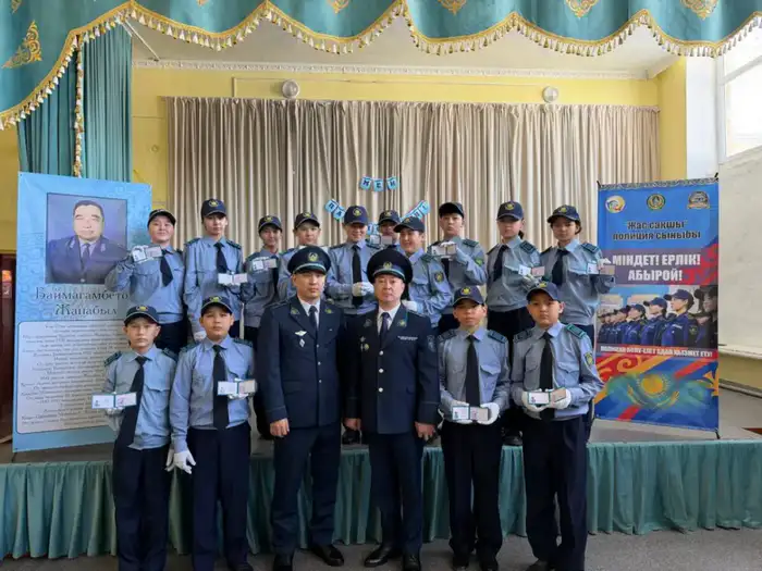 Открытие класса “Жас сакшы” в Карагандинской области: подготовка будущих стражей порядка Казахстана Уральске