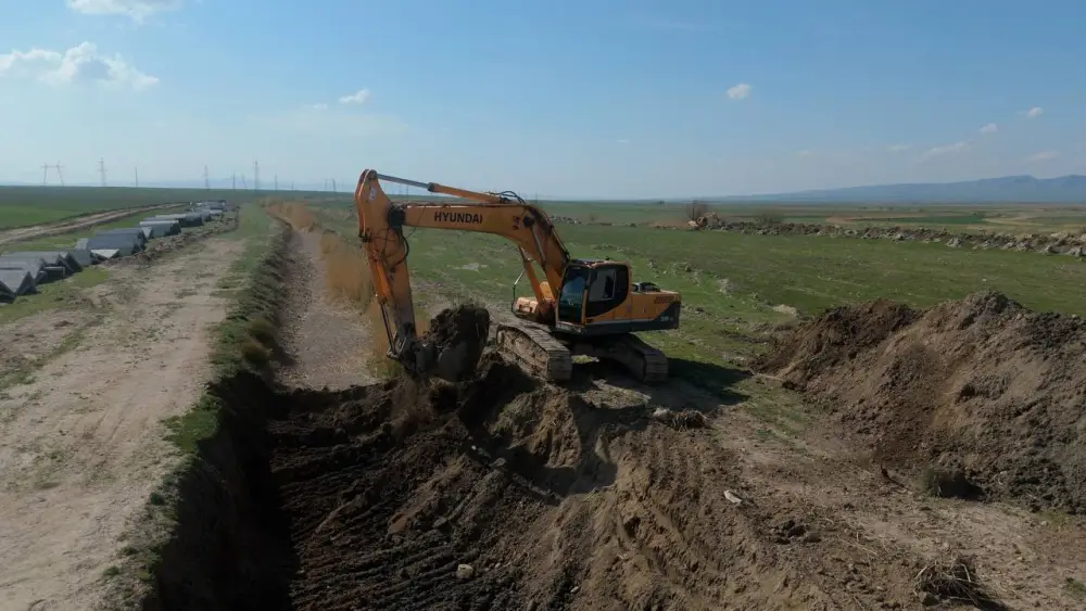 Реконструкция канала в Жамбылской области Уральске