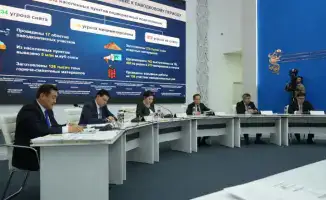 Обсуждение стабильности паводкового периода на пресс-конференции в Астане