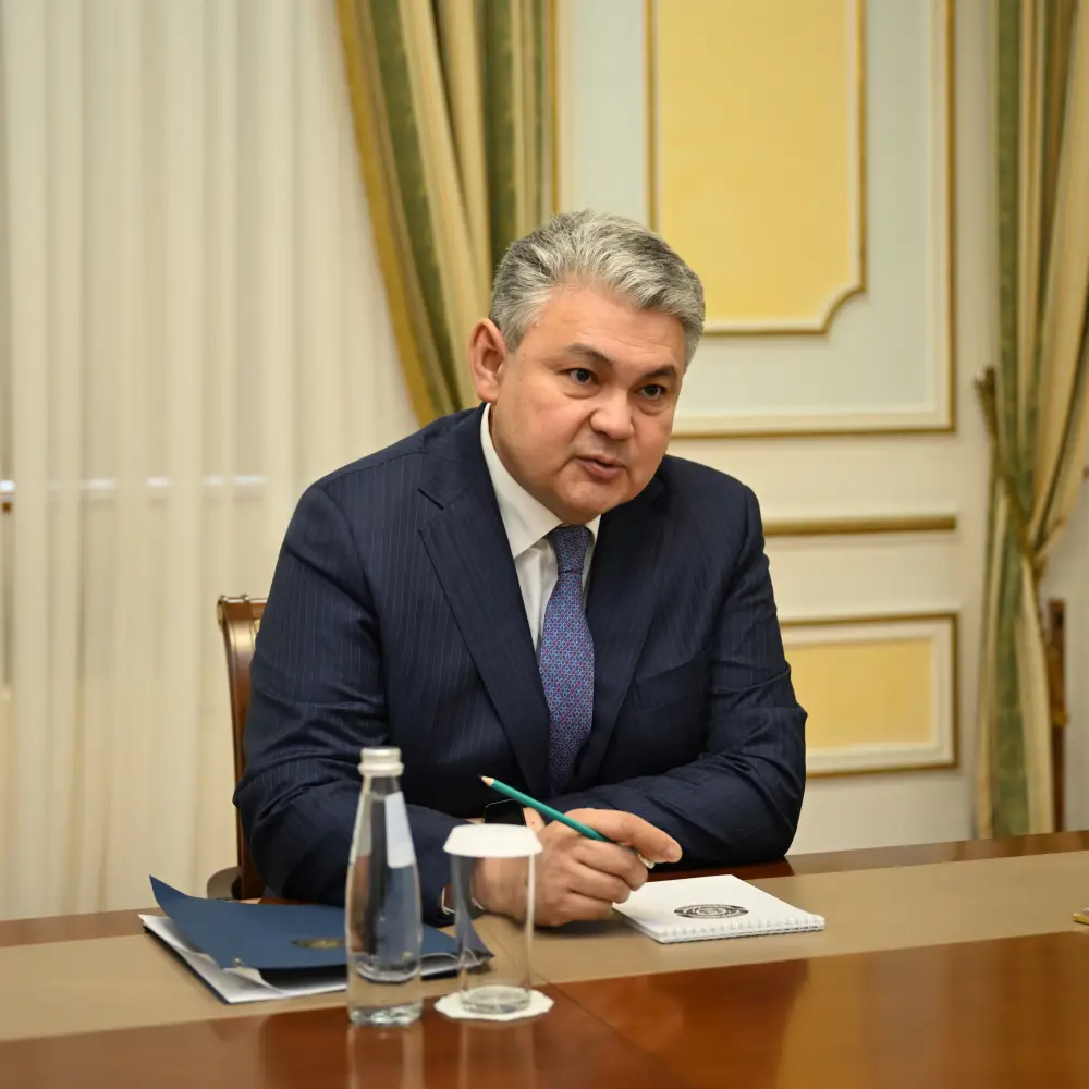 Министр иностранных дел Казахстана принял Посла Палестины (2)