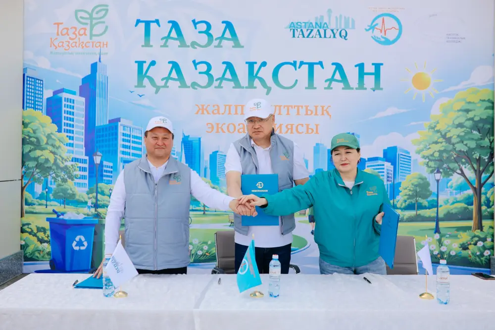 Коммунальные службы столицы приняли участие в акции «Таза Қазақстан» (3)