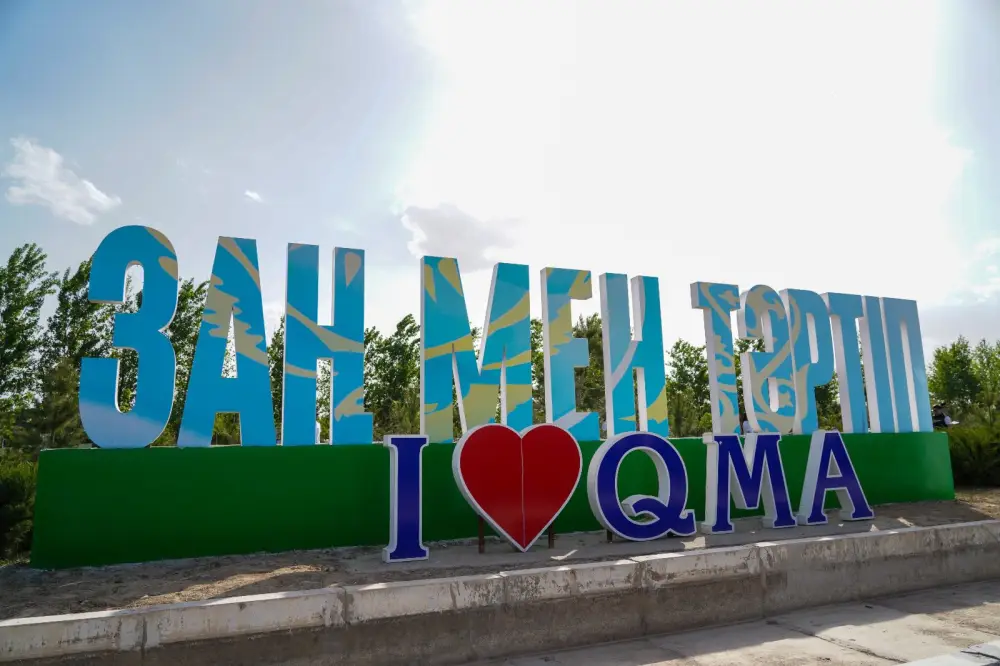 В ТУРКЕСТАНЕ ОТКРЫЛАСЬ АЛЛЕЯ «ТАЗА ҚАЗАҚСТАН» (9)