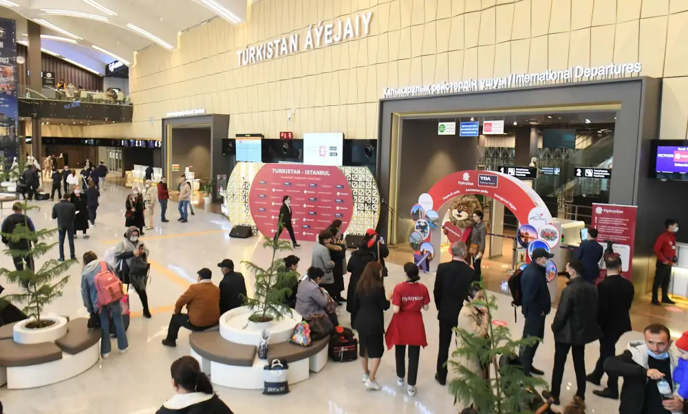 НАЛАЖЕНО СОТРУДНИЧЕСТВО ПО ВОПРОСАМ РАЗВИТИЯ МЕЖДУНАРОДНОГО АЭРОПОРТА ТУРКЕСТАНА (4)