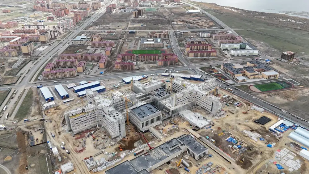 Крупные социальные объекты строятся в Кокшетау (3)