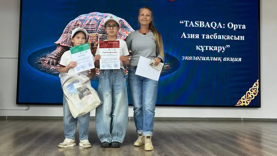 Балхашские ученицы заняли третье место на республиканском экологическом конкурсе Уральске