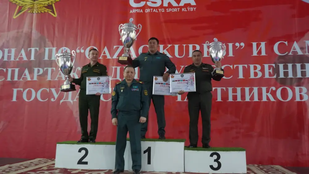 Казахстанские военнослужащие завоевали 10 золотых медалей на чемпионате стран СНГ по қазақ күресі и самбо (5)