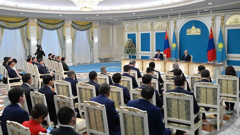 Казахстан и Монголия укрепляют экономические связи: совместный брифинг президентов в Астане Уральске