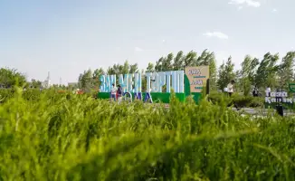 Туркестан: новая аллея символа единства