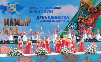 В парке 28 гвардейцев-панфиловцев проходит праздничное мероприятие ко Дню единства народа Казахстана!
