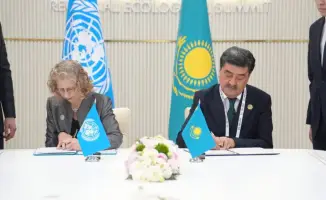 Подписание соглашения о стратегическом партнерстве между Казахстаном и ЮНЕП для устойчивого развития