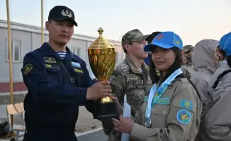Молодежь Мангистау демонстрирует патриотизм на военно-патриотическом сборе «Айбын – 2026»
