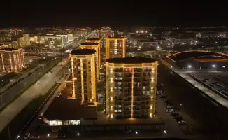 Туркестан светит: 107 домов под LED-освещением!