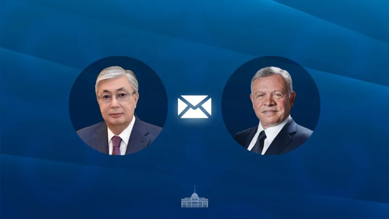 Президент Казахстана поздравил короля Иордании в телеграмме Уральске